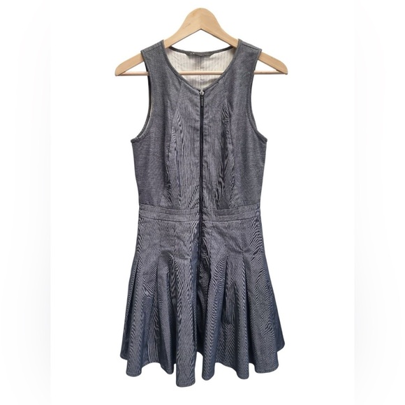 Armani Exchange Dresses & Skirts - Y2K A/X Armani Exchange Fit&Flare Micro Striped Pleated Mini Dress size 2